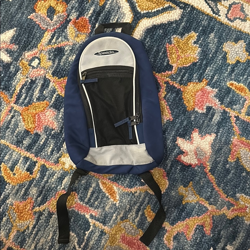 EUC Speedo Blue and Black Backpack